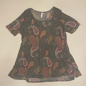 LuLaRoe Perfect T Paisley Print Top